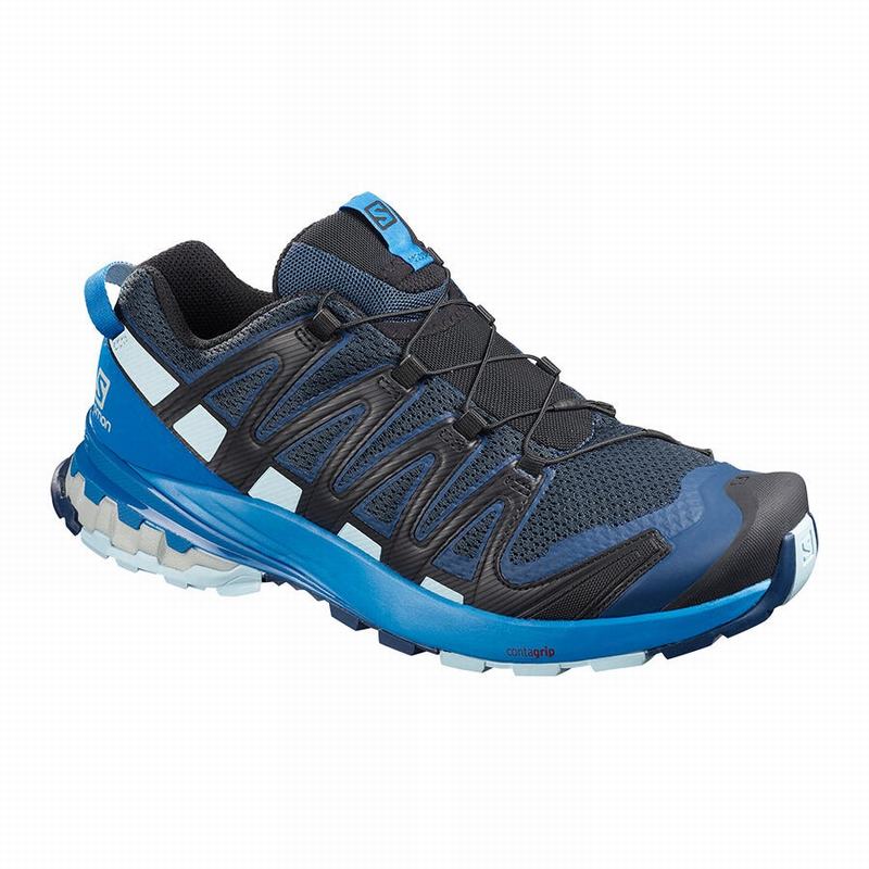 Chaussures De Trail Running Salomon Homme Bleu Royal - Salomon XA PRO 3D V8 - France (8610-BCNLK)